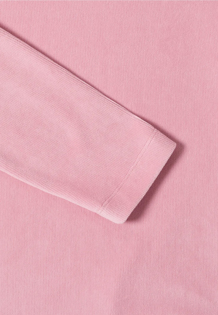 Cecil - Rosa smalrandig manchestertopp