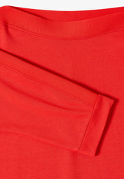 Cecil - Röd topp med fladdermusärm