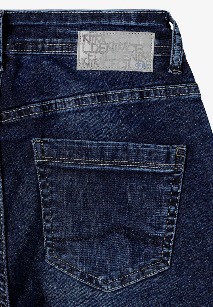Cecil - Toronto slim legs high waist jeans