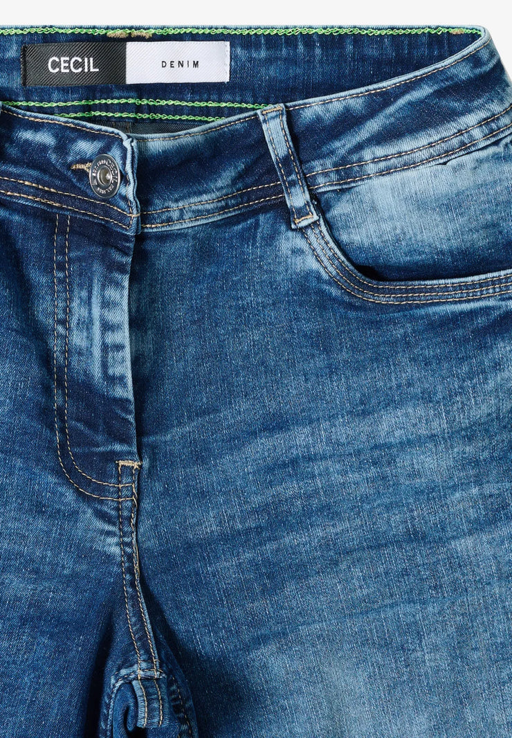 Cecil - Neele vida jeans hög midja
