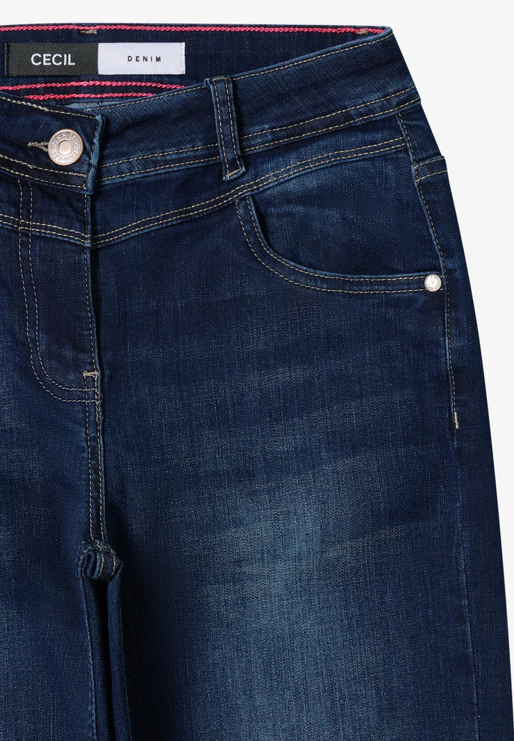 Cecil - Toronto blå bootcut jeans