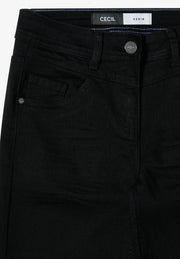 Cecil - Toronto svarta bootcut jeans