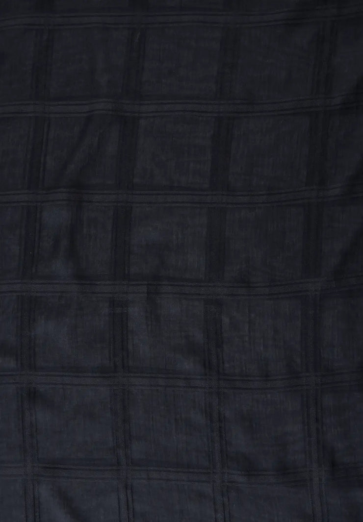 Cecil - Mörkblå rutig tubscarf