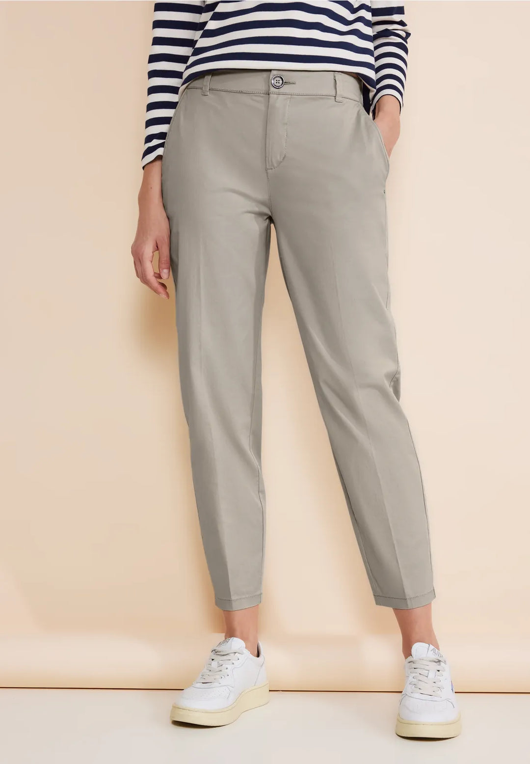 【COSYHARU】Beige Gray & Black Pine Bizo Wide Slacks COSYHARU】Beige Gray & Black Pine Bizo Wide Slacks