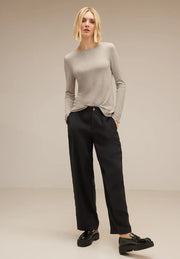 Street One - Beige glittertopp Ecovero™
