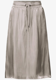 Street One - Beige skimrande kjol