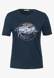 Cecil - The Sea T-shirt med tryck