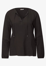 Street One - Brun creppad blus