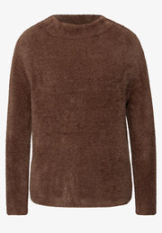 Street One - Brun fjädergarnströja