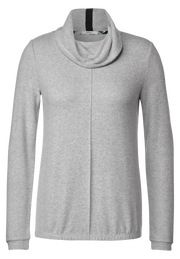Cecil - Ljusgrå stickad tröja