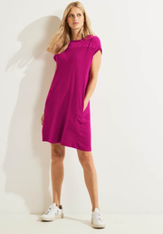 Cecil - Cerise t-shirtklänning