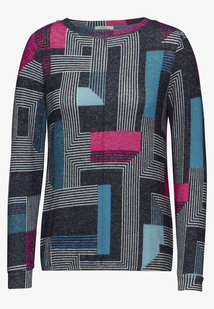 Cecil - Cosy multicolor pullover