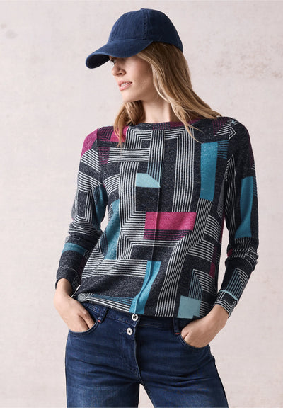 Cecil - Cosy multicolor pullover