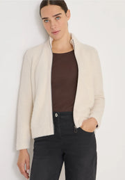 Cecil - Crèmevit fjädergarnsjacka