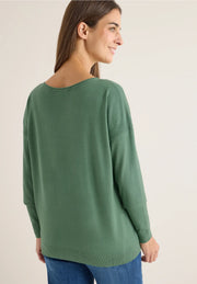 Cecil - Grön stickad tröja