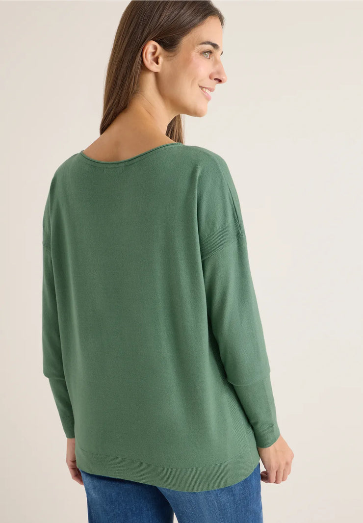 Cecil - Grön stickad tröja