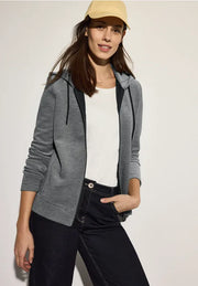 Cecil - Grön sweatshirtjacka