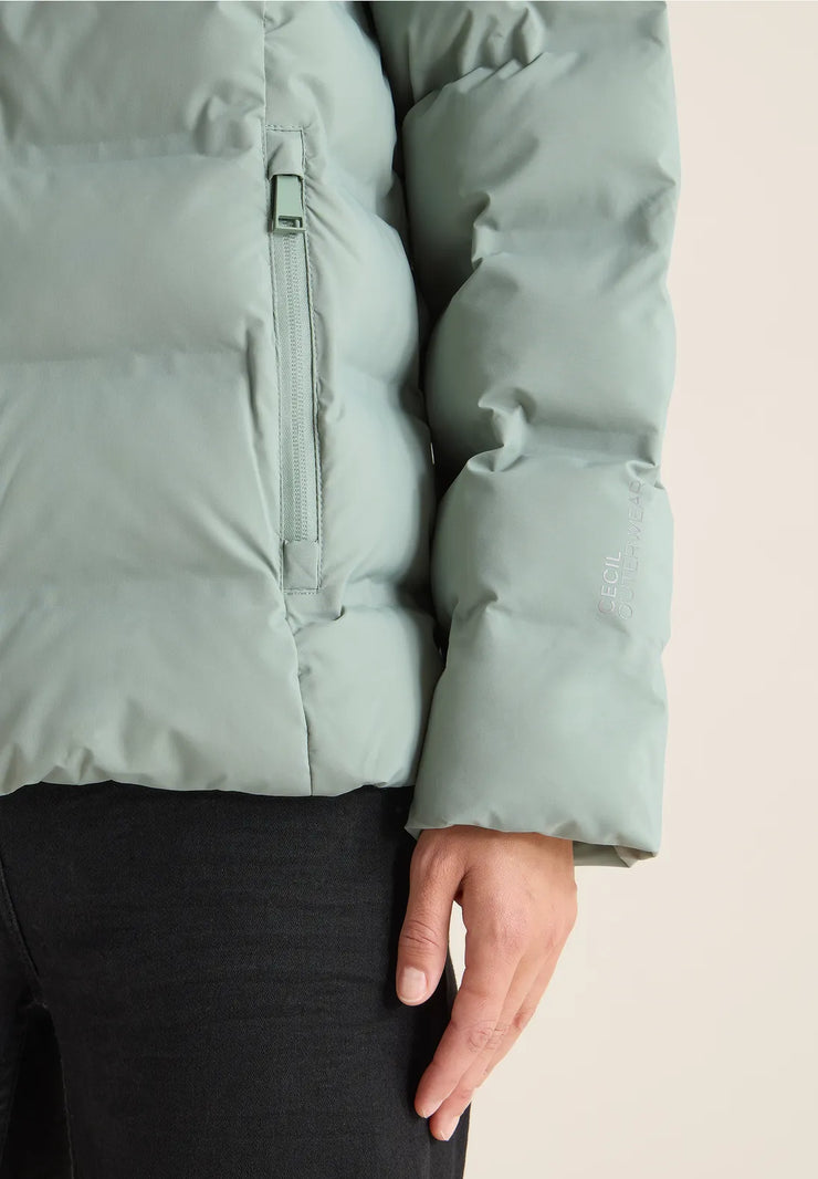 Cecil - Grön täckjacka