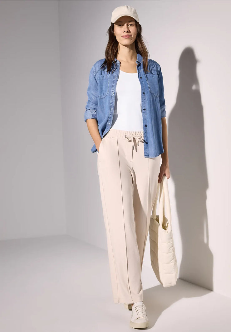 Cecil - Linda vitt linne eko bomull