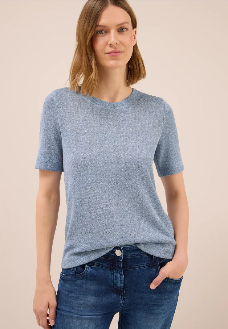 Cecil - Ljusblå t-shirt