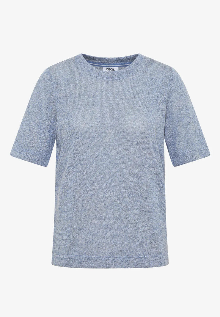 Cecil - Ljusblå t-shirt