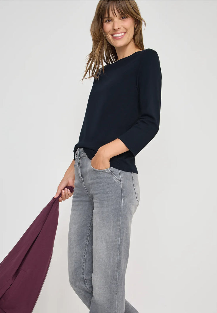 Cecil - Båtringad bastopp eko bomull