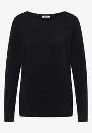 Cecil - Mörkblå stickad tröja