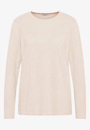 Cecil - Beige finstickad tröja