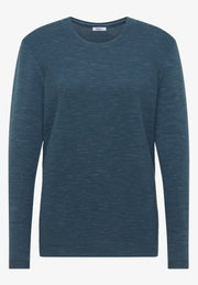 Cecil - Petrolblå ribbstickad tröja