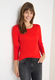 Cecil - Pia långärmad topp eko bomull