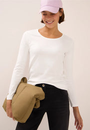 Cecil - Pia långärmad topp eko bomull