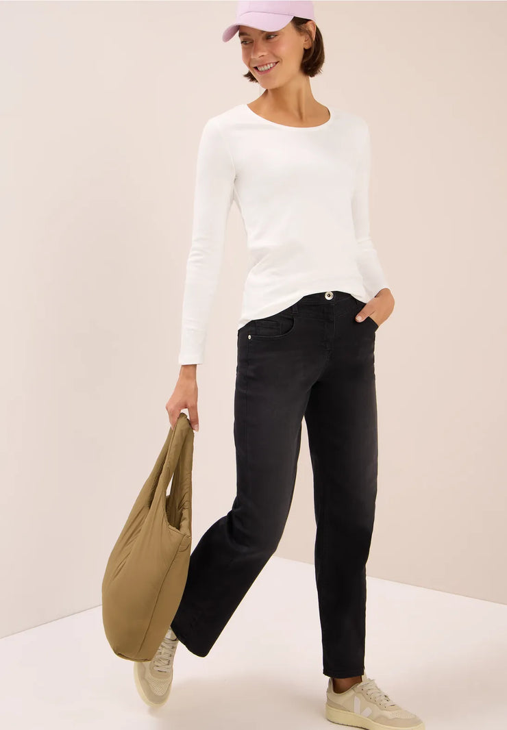 Cecil - Pia långärmad topp eko bomull