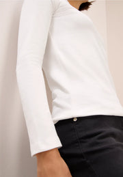 Cecil - Pia långärmad topp eko bomull