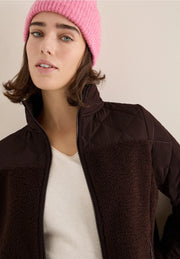 Cecil - Quiltad teddyjacka