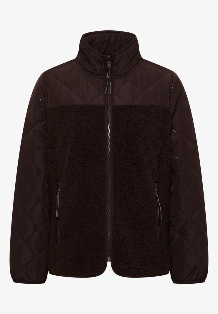 Cecil - Quiltad teddyjacka