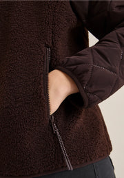 Cecil - Quiltad teddyjacka