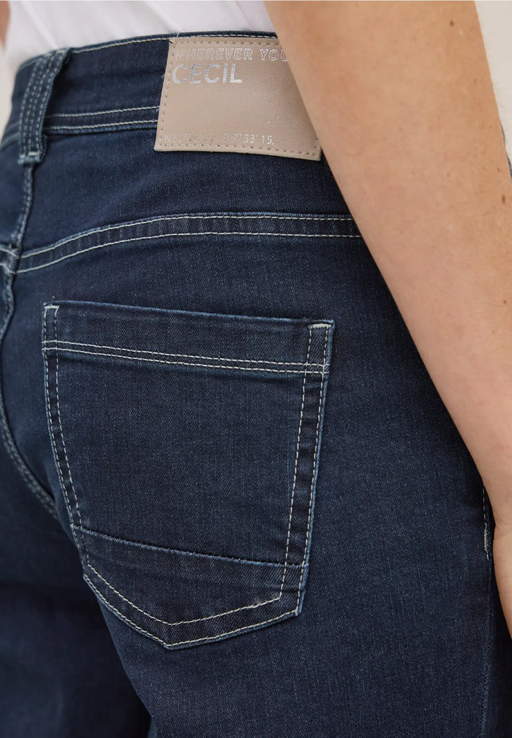 Cecil - Neele raka jeans hög midja