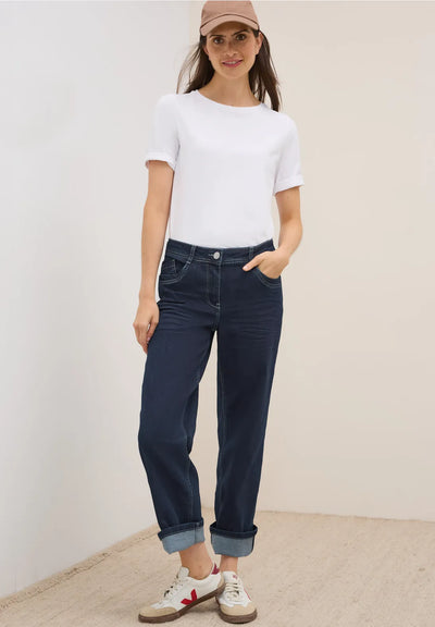 Cecil - Neele raka jeans hög midja