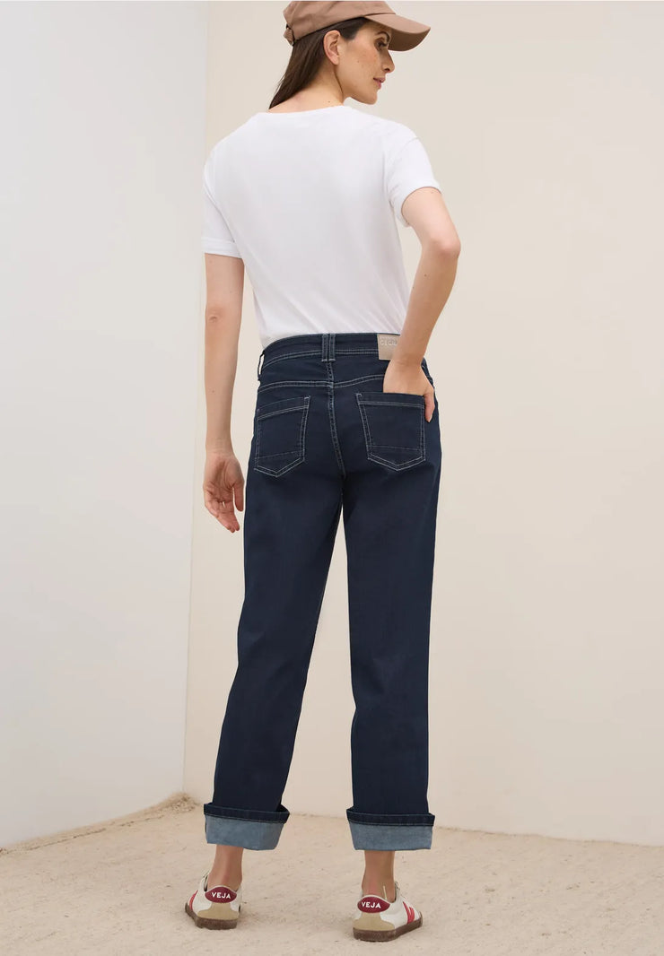 Cecil - Neele raka jeans hög midja