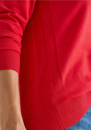 Cecil - Röd stickad tröja