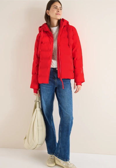 Cecil - Röd täckjacka