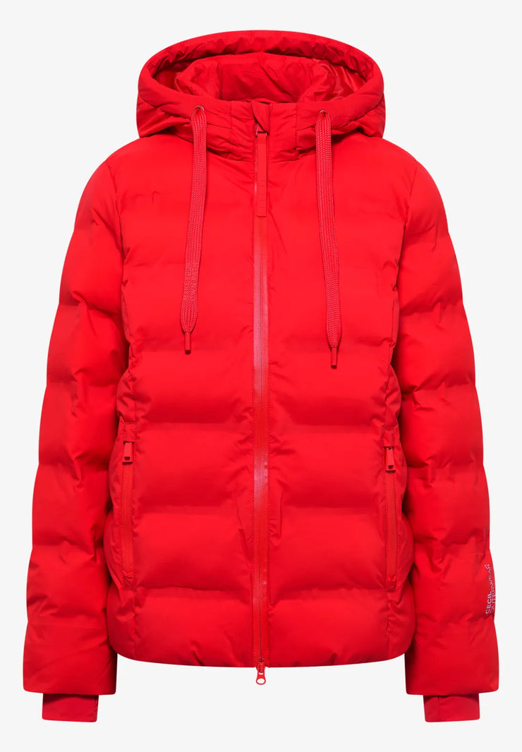 Cecil - Röd täckjacka