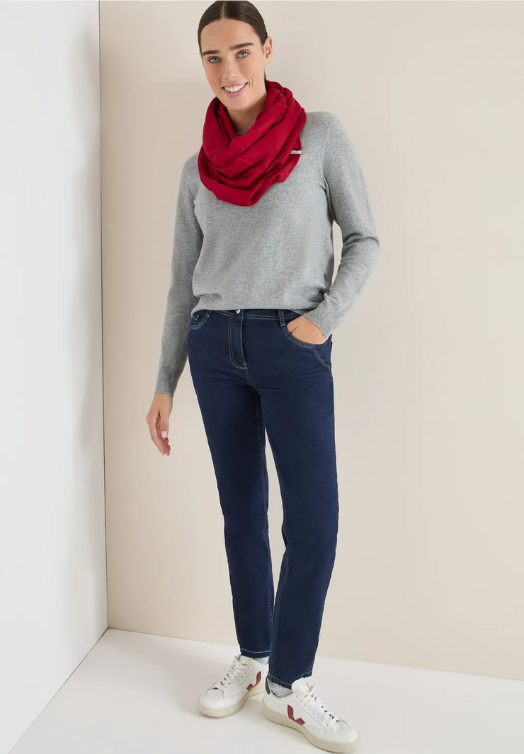 Cecil - Röd tubscarf