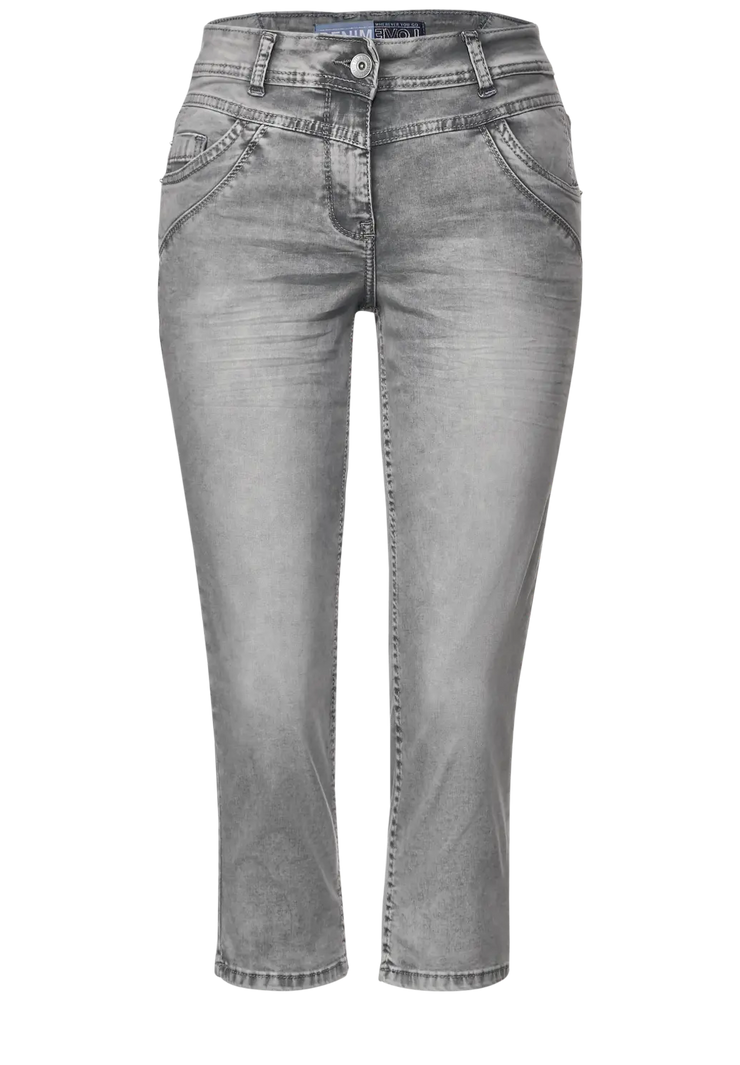 Cecil - Scarlett grå 3/4 jeans