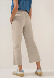 Cecil - Neele beige bomullsbyxa