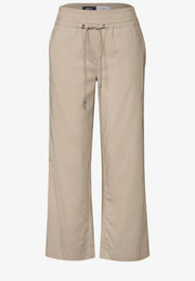 Cecil - Neele beige bomullsbyxa