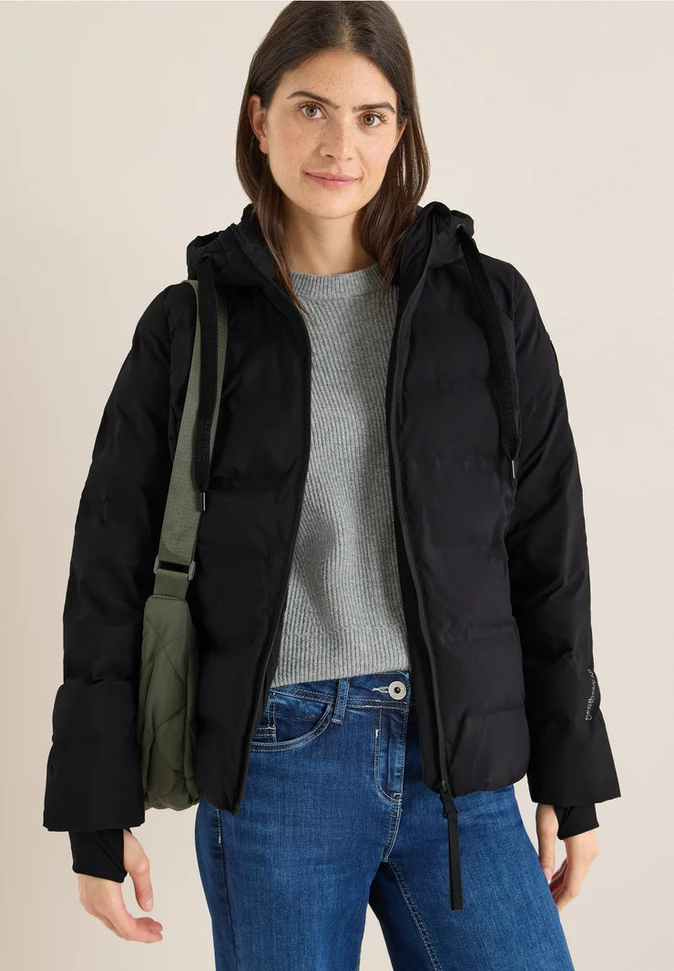 Cecil - Svart täckjacka