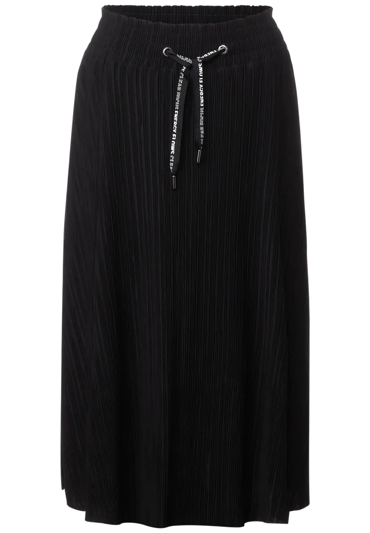 Cecil - Svart plisserad kjol