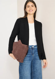 Cecil - Svart stickad kofta