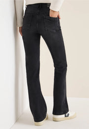 Cecil - Toronto gråsvarta bootcut jeans